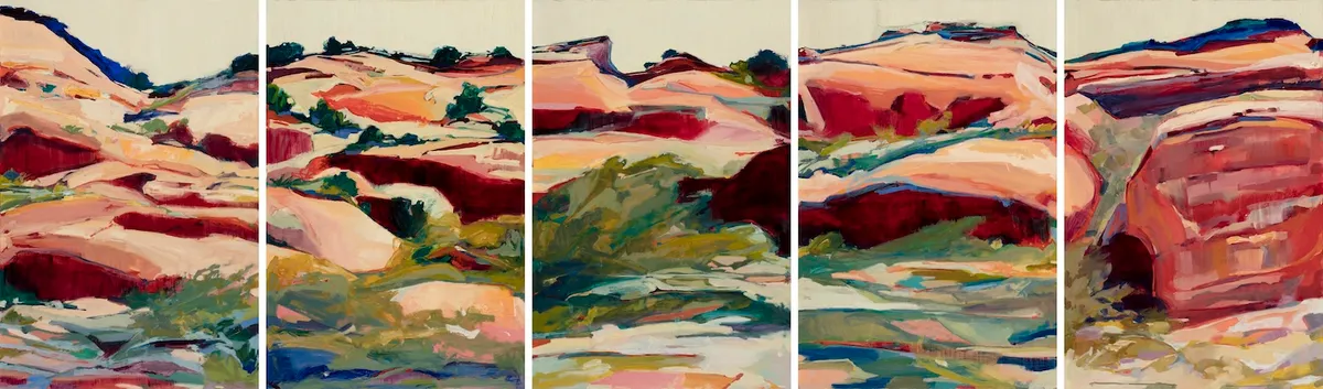 Painting by Abigale Palmer titled A Little Perspective, 2024, oil on canvas.
