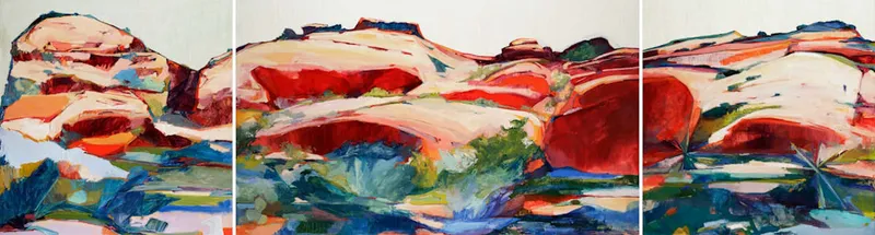 Painting by Abigale Palmer titled Bright Beginnings, 2024, oil on canvas.