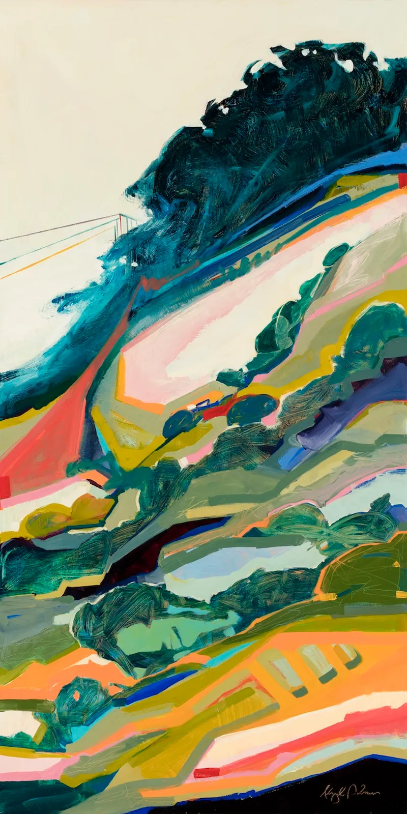 Painting by Abigale Palmer titled Realization, 2024, oil on canvas.