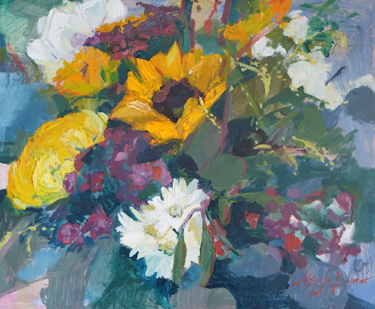 Painting by Abigale Palmer titled Somebody Loves You II, 2024, oil on canvas.