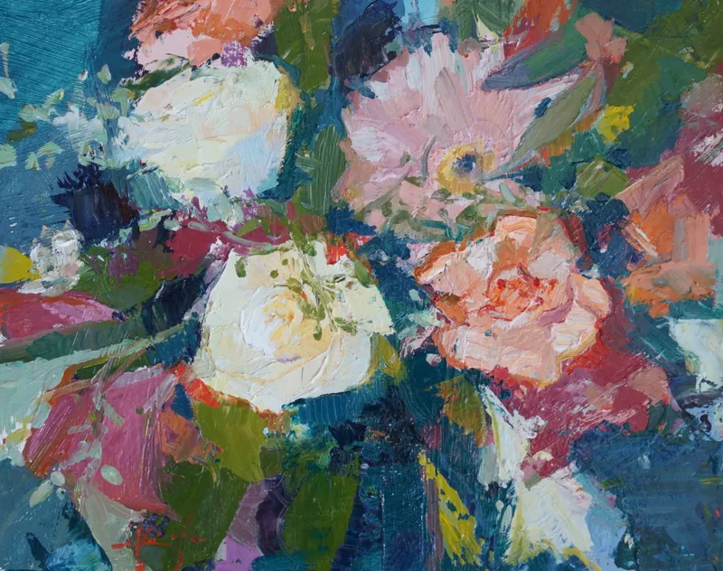 Painting by Abigale Palmer titled Somebody Loves You III, 2024, oil on canvas.