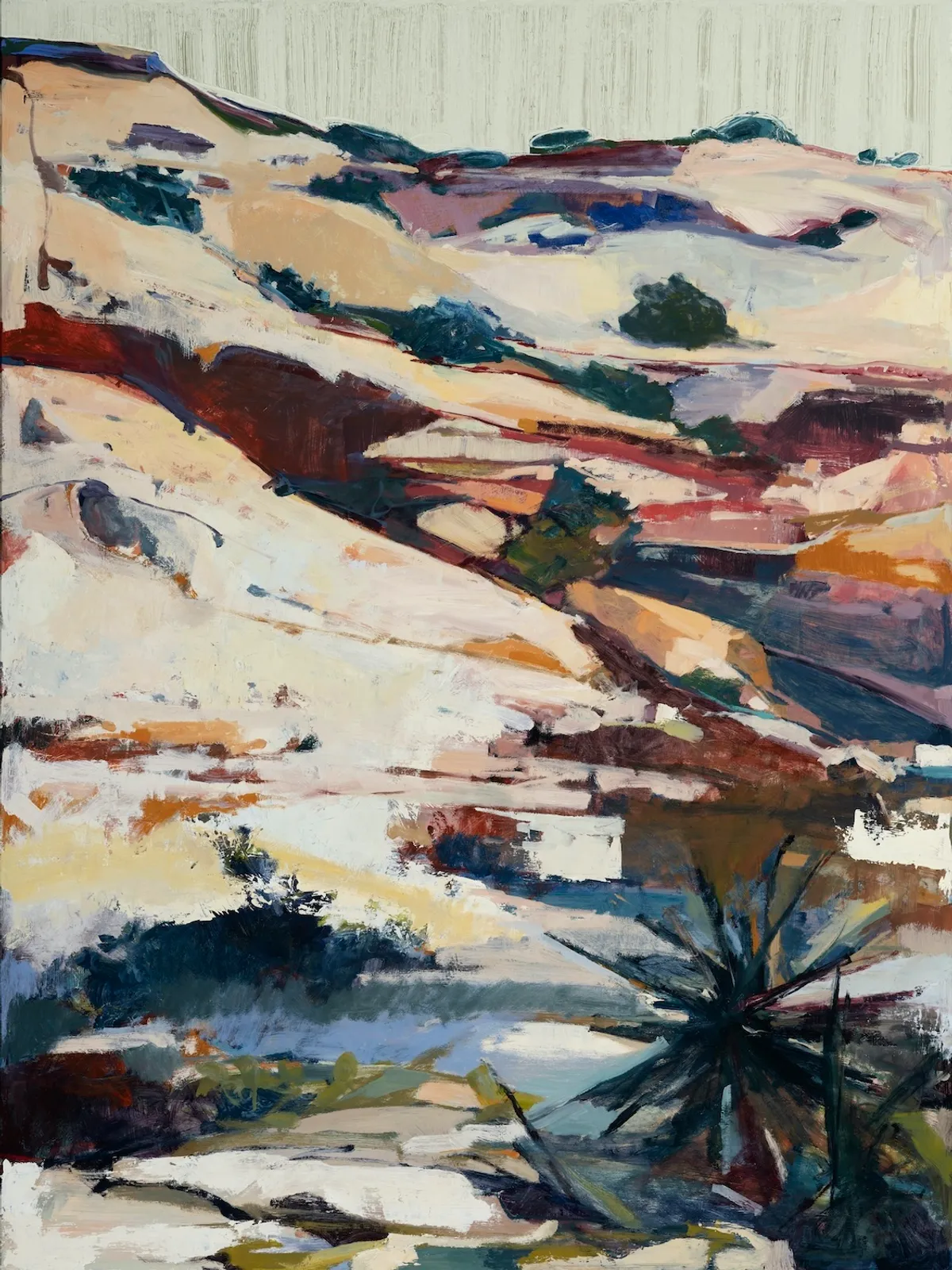 Painting by Abigale Palmer titled It's a Wild World, 2024, oil on canvas.
